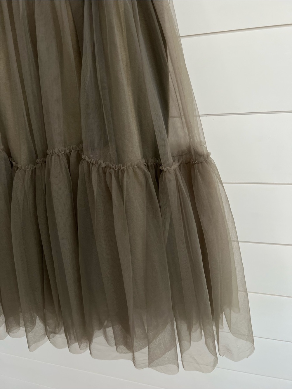 Mare Mare x Anthropologie Tiered Tulle Midi Skirt NWT Womens XXS Fairy Boho - Picture 5 of 13